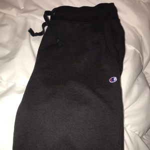 Black Champion Unisex Sweatpants